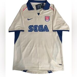 Nike Sega Retro Soccer Jersey Arsenal Thiery Henry #14 2001/2002